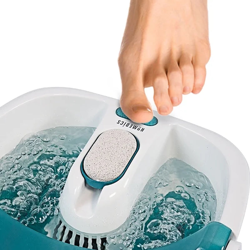 Bubble Spa Elite Footbath with True Heat Boost Power with a 2-In-1 Removable Pedicure Center That Includes a Pedicure Brush and a Pumice Stone, FB-450H